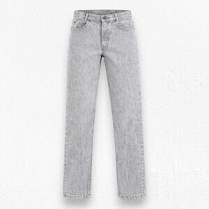 Vintage Levi’s Orange Tab Student Gray Acid Wash Straight Leg Jeans Size 27W USA